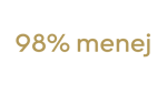 98% menej